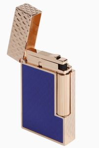 S.T Dupont Blue and Pink Dragon Scales Lighter