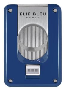 Elie Bleu Cigar Cutter Double Blade Blue