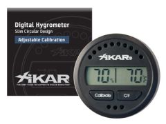 XIKAR Adjustable Round Digital Hygrometer