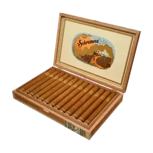 Sobremesa Brulee Double Corona open box of cigars