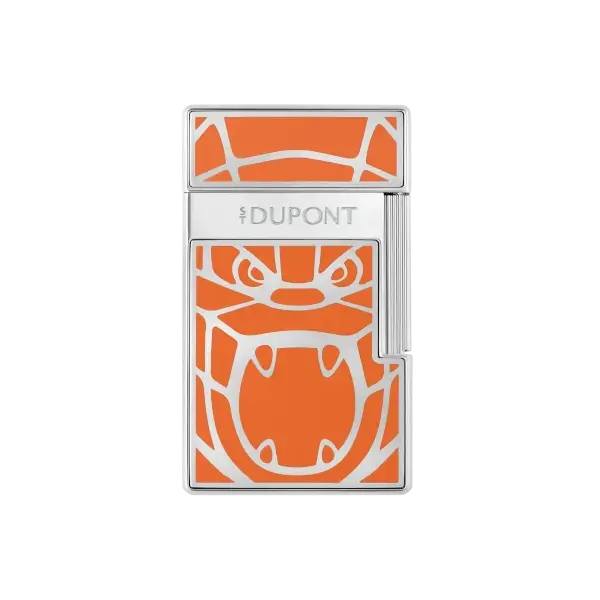 025063_1 ST Dupont Biggy Orange Kong Lighter