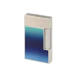 ST Dupont Ligne 2 La Mer Blue Lacquer W/ Palladium