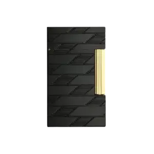 ST Dupont Black 1872 Collection Ligne 2 Monogram Lighter