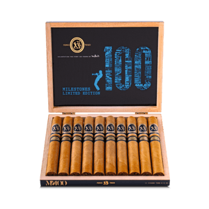 Ferio Tego Milestones Open box of cigars
