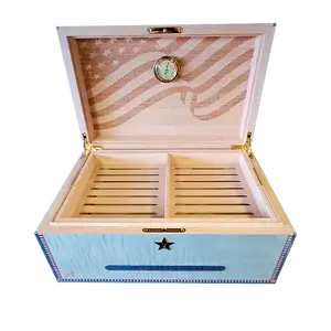 Elie Bleu USA 250th Celebration Humidor Open