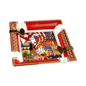 Elie Bleu Opus X Havana miami red ashtray