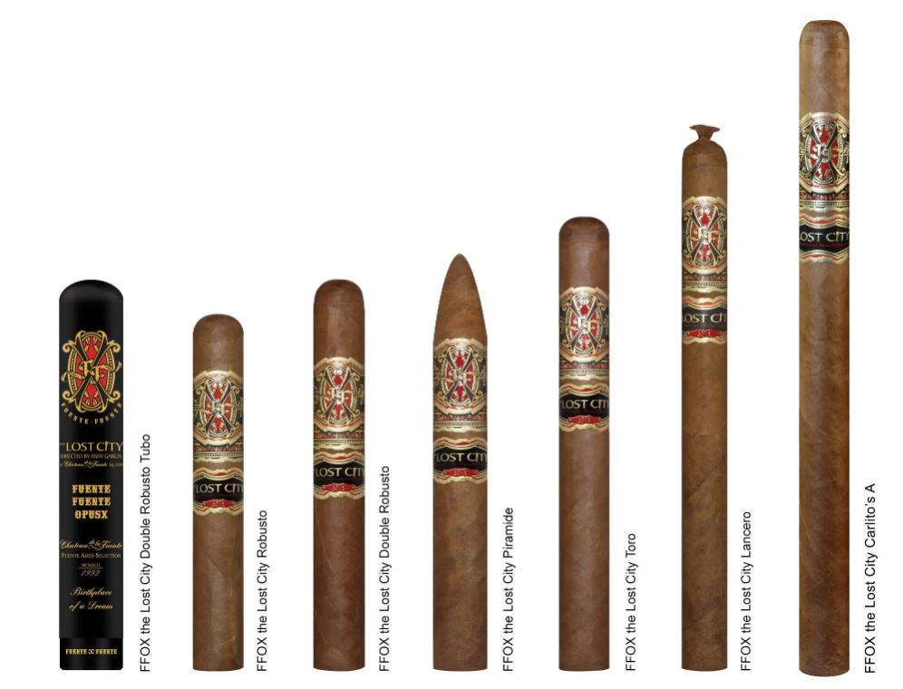 Fuente Fuente Opus X The Lost City (5-CIGAR ASSORTMENT BOX) - Cigar