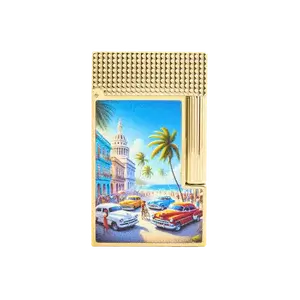 ST Dupont Ligne 2 Touring Cuba Gold - Front