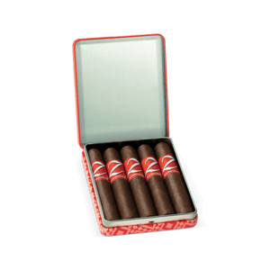 Open tin of Zino Honduras Half Corona