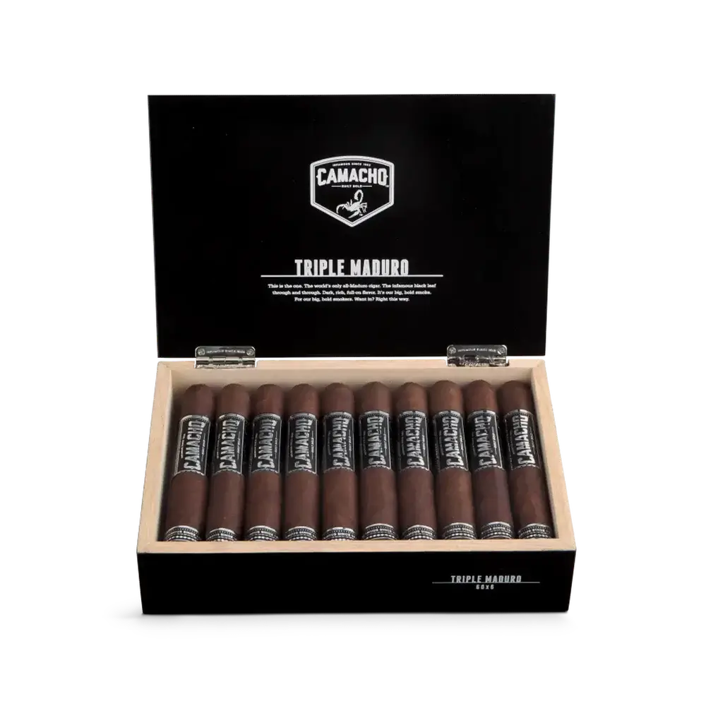 camacho triple maduro 660 Open box of camacho 660