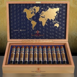 Box of Opus X Society Gold & Bullet cigars