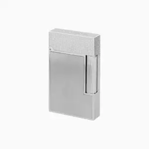 S.T. Dupont Ligne 2 Micro Diamond Head Brushed Platinum