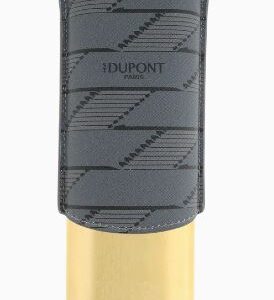 monogram case black gold