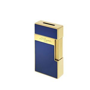 S.T. Dupont Biggy Gold Blue Lacquer