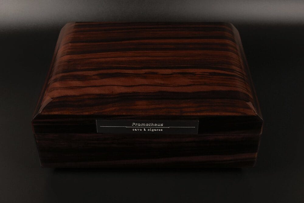Prometheus Humidor Octagon Series Macassar Ebony 50-Cigar Size Prometheus Humidor Octagon Series Macassar Ebony 50-Cigar Size