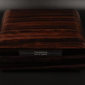Prometheus Humidor Octagon Series Macassar Ebony 100-Cigar Size