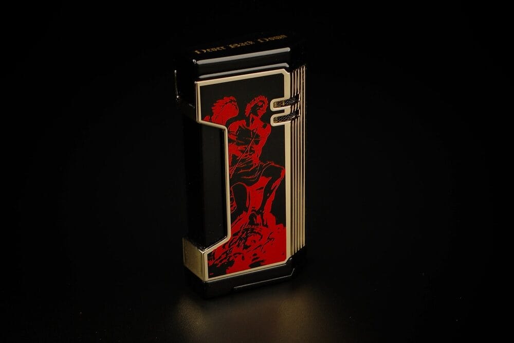 Prometheus God of Fire “Never Back Down” Magma X - Red on Black Lacquer Prometheus God of Fire “Never Back Down” Magma X - Red on Black Lacquer