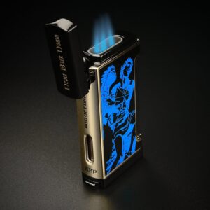Prometheus God of Fire “Never Back Down” Ultimo X - Blue on Black Lacquer