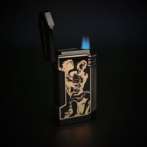 Prometheus God of Fire “Never Back Down” Magma T - Gold on Black Lacquer