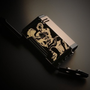 Prometheus God of Fire “Never Back Down” Magma T - Gold on Black Lacquer