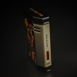 Prometheus God of Fire “Never Back Down” Magma T - Gold on Black Lacquer