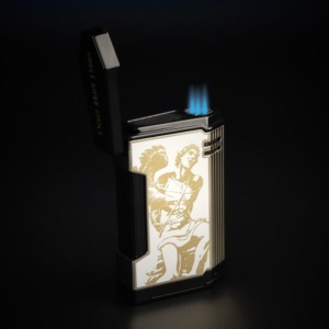 Prometheus God of Fire “Never Back Down” Magma T - Gold on White Lacquer