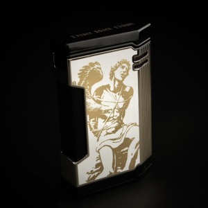 Prometheus God of Fire “Never Back Down” Magma T - Gold on White Lacquer