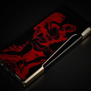 Prometheus God of Fire “Never Back Down” Retro - Red on Black Lacquer