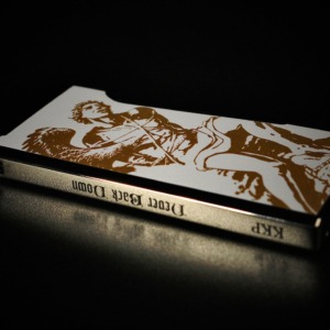 Prometheus God of Fire “Never Back Down” Retro - Gold on White Lacquer