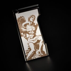 Prometheus God of Fire “Never Back Down” Retro - Gold on White Lacquer