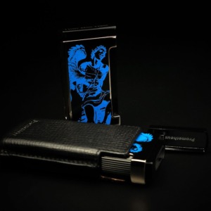 Prometheus God of Fire “Never Back Down” Ultimo X - Blue on Black Lacquer