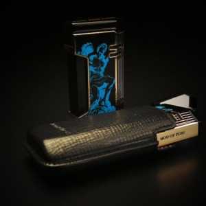 Prometheus God of Fire “Never Back Down” Magma X - Blue on Black Lacquer