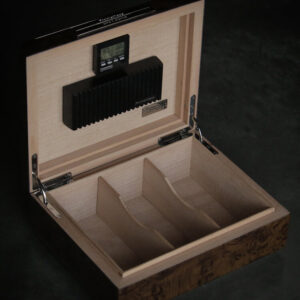 Prometheus Humidor Octagon Series Walnut 50-Cigar Size