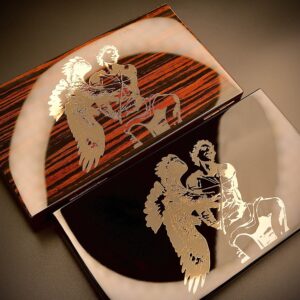 God of Fire KKP Never back Down 4 Cigar Assortment - Black Finish
