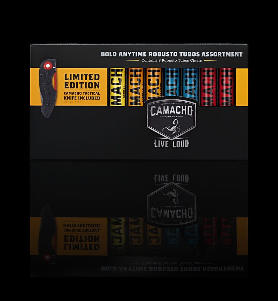 Camacho Bold Anytime Robusto Tubos Assortment Camacho Bold Anytime Robusto Tubos Assortment