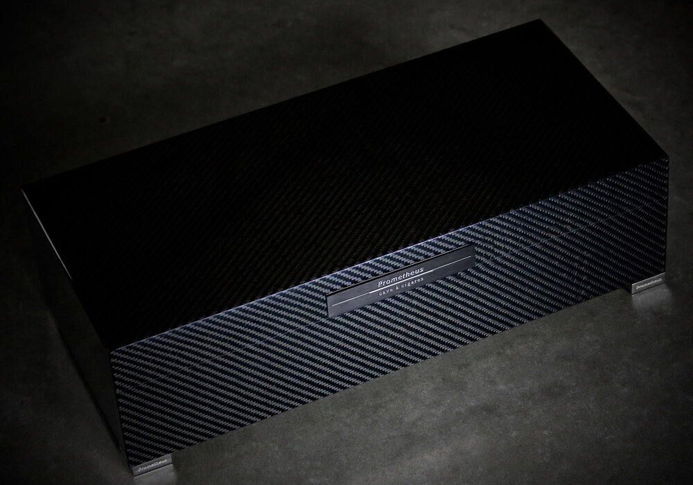 Prometheus Platinum Series humidors (Carbon Fiber 200 Count) Prometheus Platinum Series humidors (Carbon Fiber 200 Count)