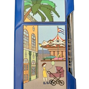 Elie Bleu Blue Carousel J-12
