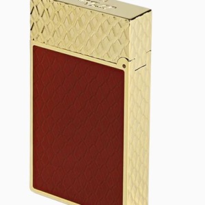 S.T Dupont Burgandy and Golden Dragon Scales Lighter