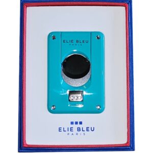 Elie Bleu Cigar Cutter Teal W/ Black Blade