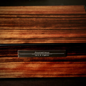 Prometheus Humidor Milano Series Macassar Ebony 50-Cigar Size