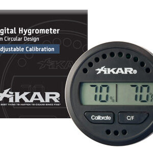 XIKAR Adjustable Round Digital Hygrometer