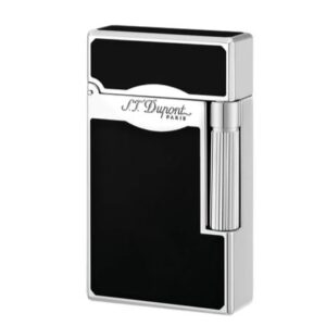 S.T. Dupont Le Grand Black Lacquer and Palladium Lighter