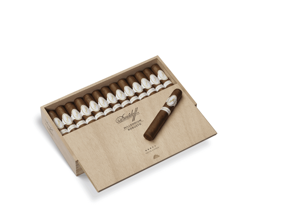 Davidoff Millennium Blend Robusto Box of 25 Cigars Davidoff Millennium Blend Robusto Box of 25 Cigars