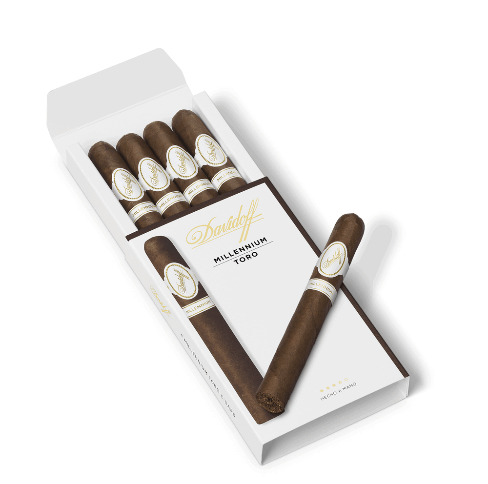 Davidoff Millennium Blend Toro Box of 4 Cigars Davidoff Millennium Blend Toro Box of 4 Cigars