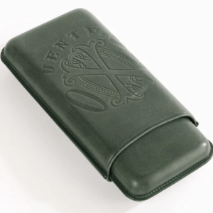 The Opus X Society Spanish Nobuk Leather Case Green