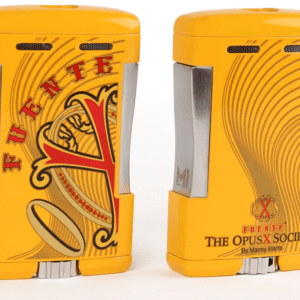 The Opus X Society Table Top Lighter Yellow