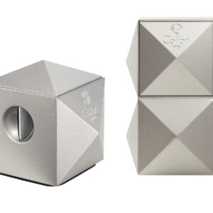 Colibri Quasar Tabletop Cutter and Lighter Bundle Silver