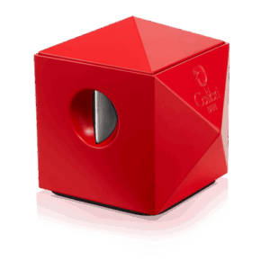 Red Colibri Quasar Two-in-One Desktop Cigar Cutter