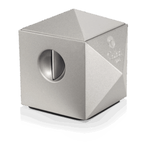 Silver Colibri Quasar Two-in-One Desktop Cigar Cutter