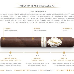 Davidoff Fresh Rolled Robusto Real Especiales 7 (2-Pack)